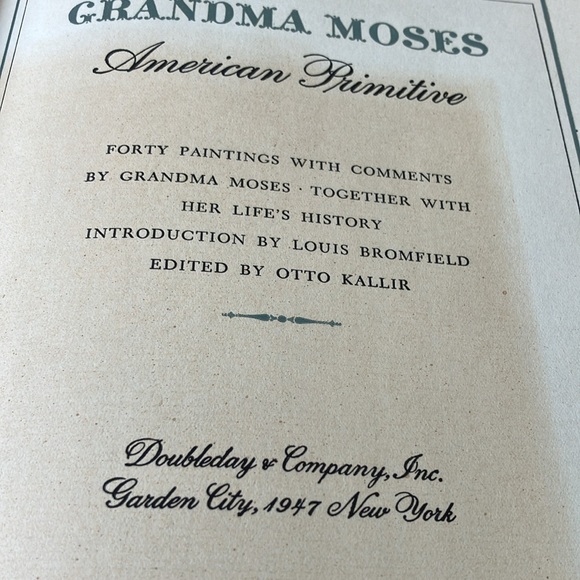 1946 GRANDMA MOSES AMERICAN PRIMITIVE 40 PAINTINGS HER AUTOBIOGRAPHY OTTO KALLIR - Picture 7 of 16